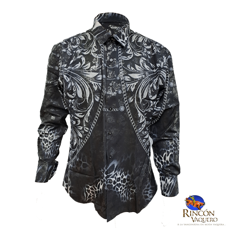 Camisa estampada Vassari para caballero