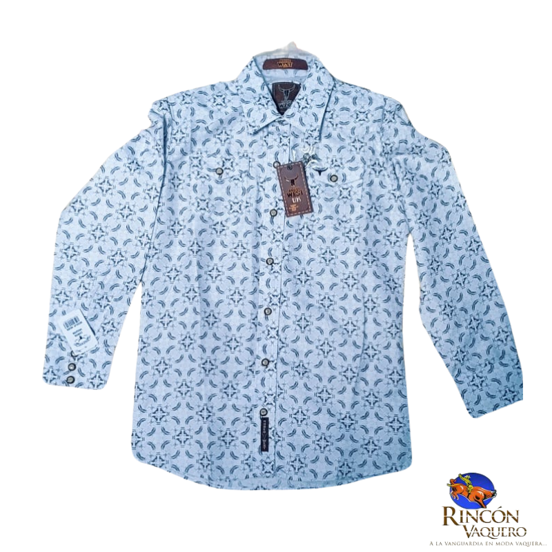 Camisa vaquera Rodeo West para niño