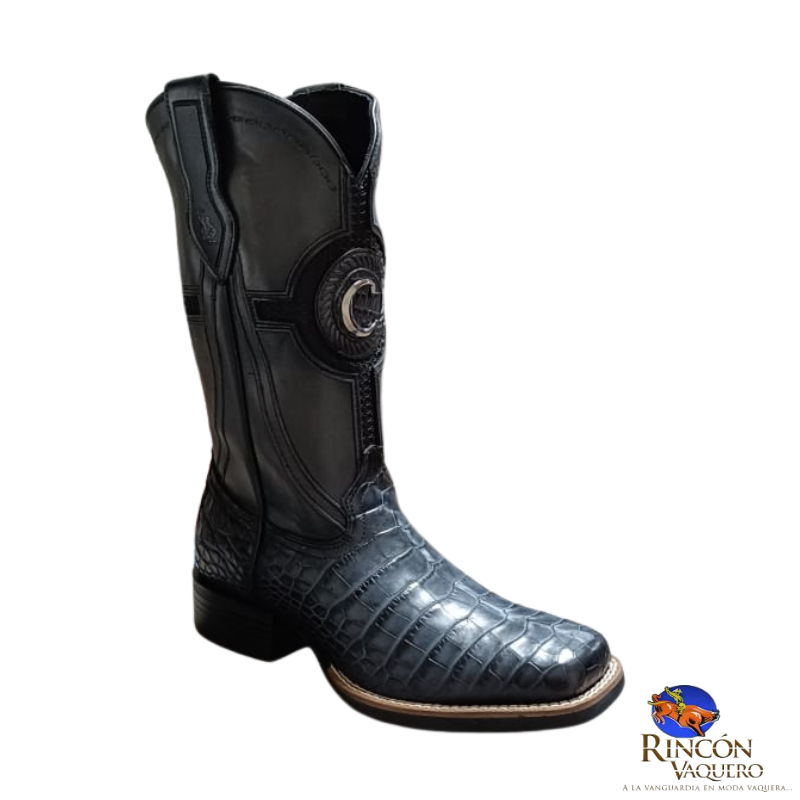 Bota para caballero en piel genuina de Aligator