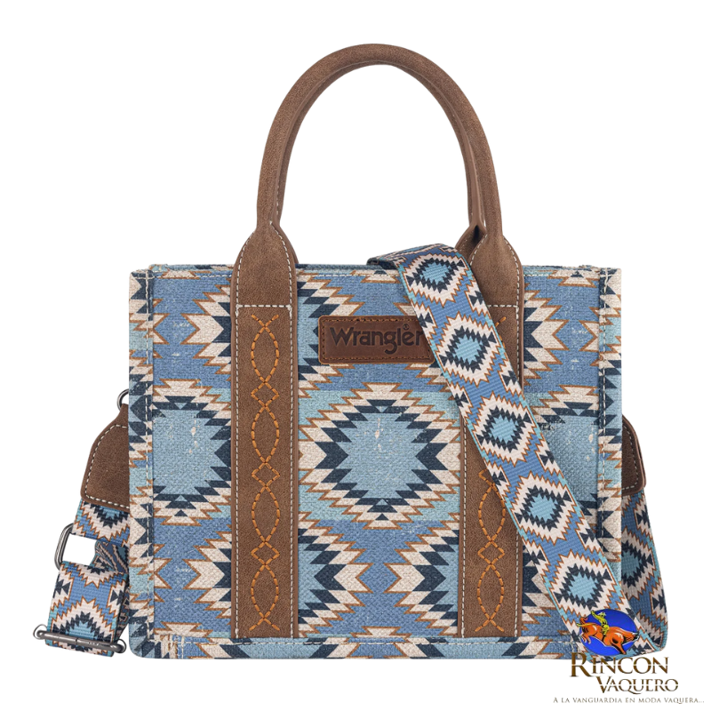 Bolsa Wrangler Azteca Deslavado Azul