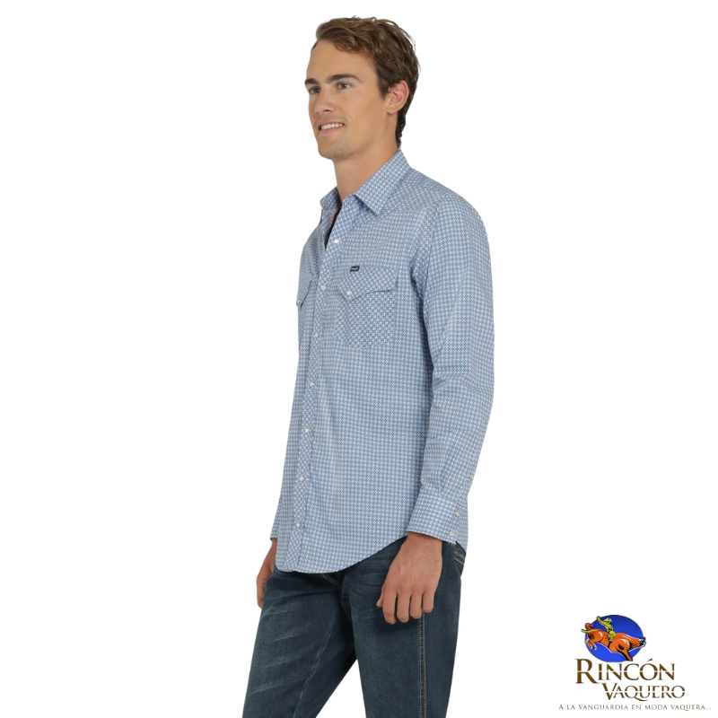 Camisa Vaquera Wrangler caballero 20 Extreme Slim Manga Larga 815
