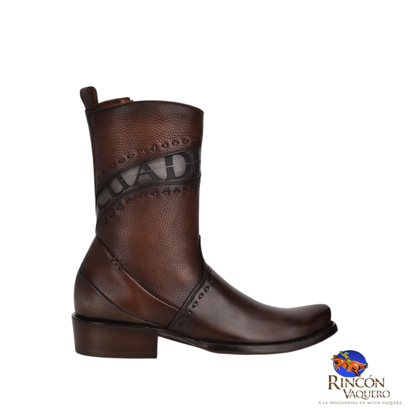 Bota casual en piel genuina para caballero