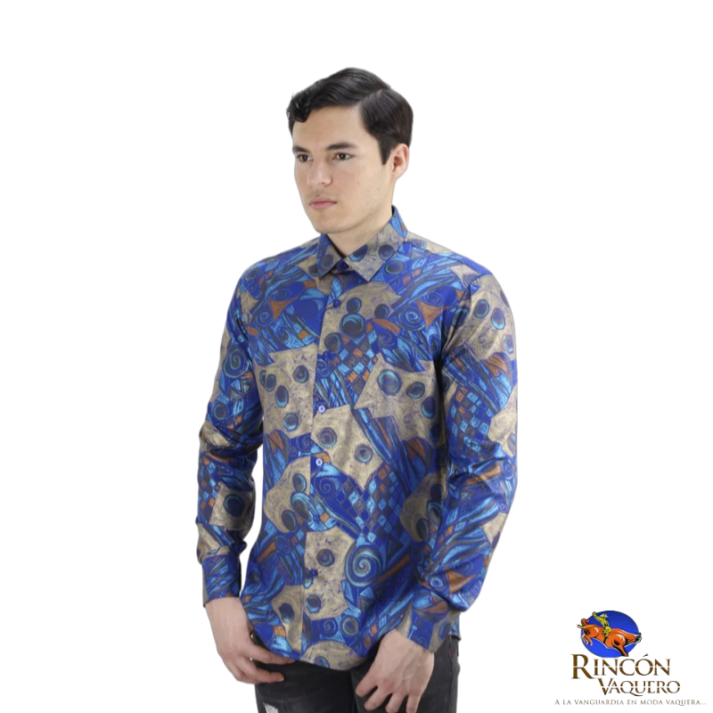 Camisa estampada Vassari para caballero