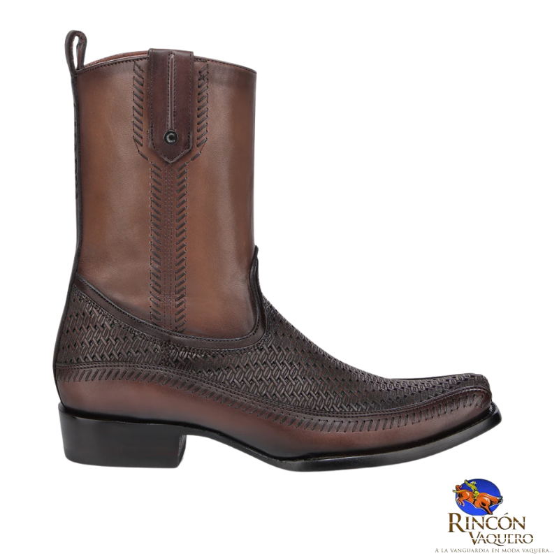 Bota casual en piel genuina para caballero