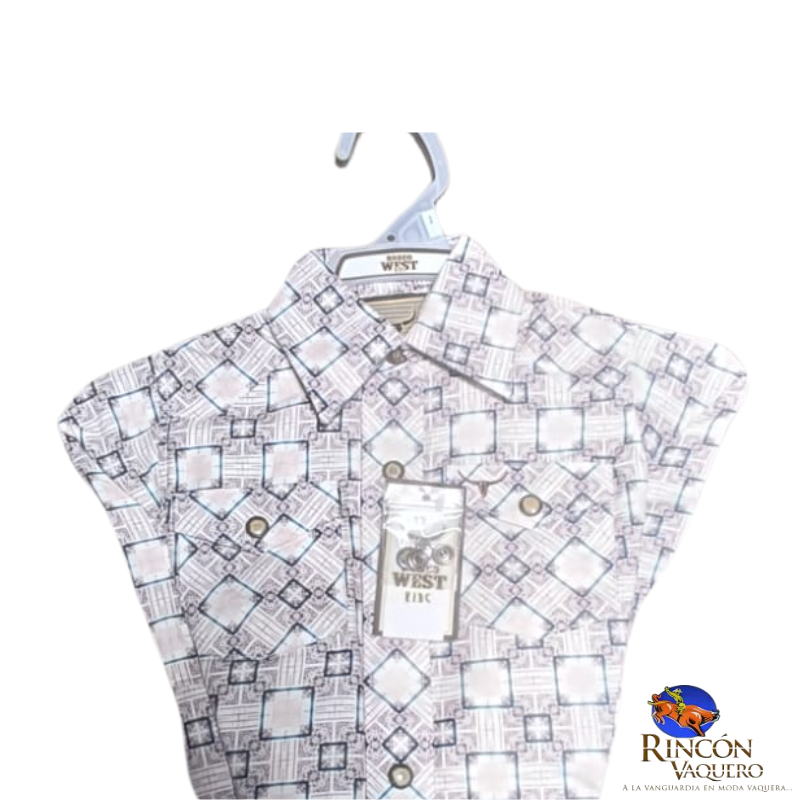Camisa vaquera Rodeo West para niño