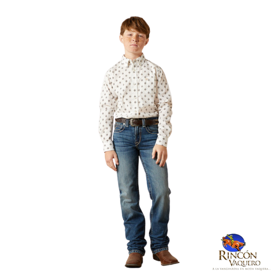 Camisa Ariat Thell para niño
