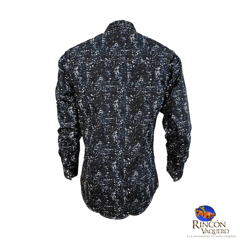 Camisa Vaquera Wrangler caballero 20 Extreme Slim Manga Larga 963