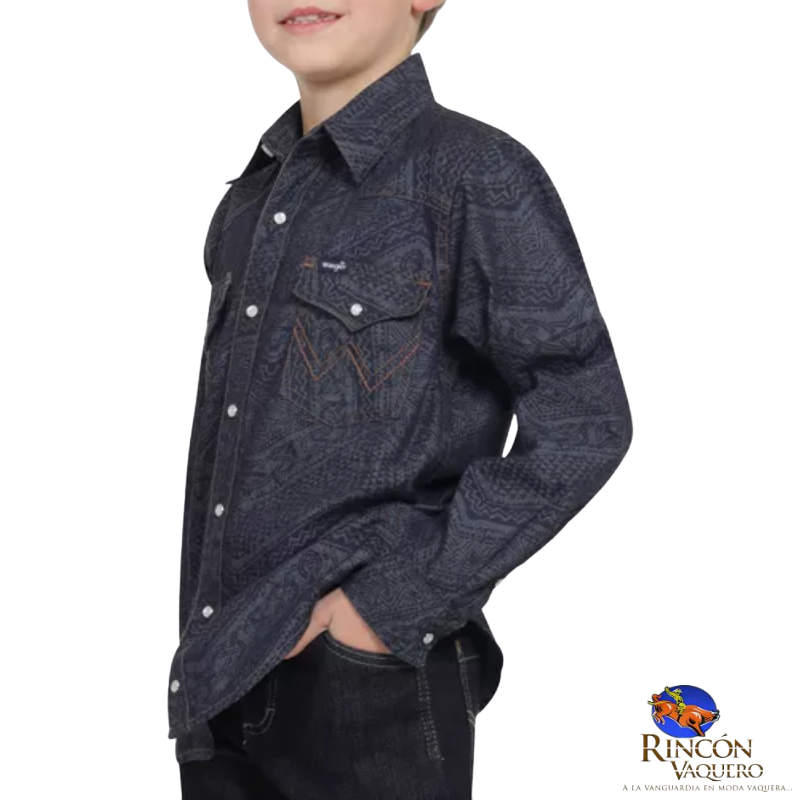Camisa vaquera Wrangler para niño