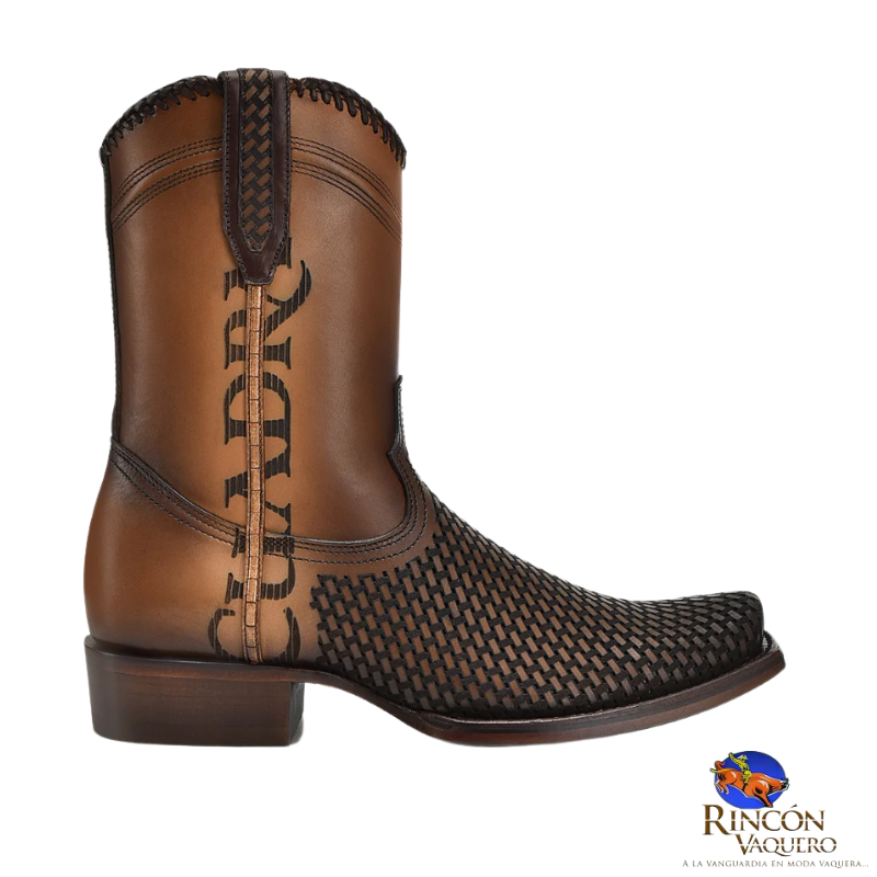 Bota casual en piel genuina para caballero