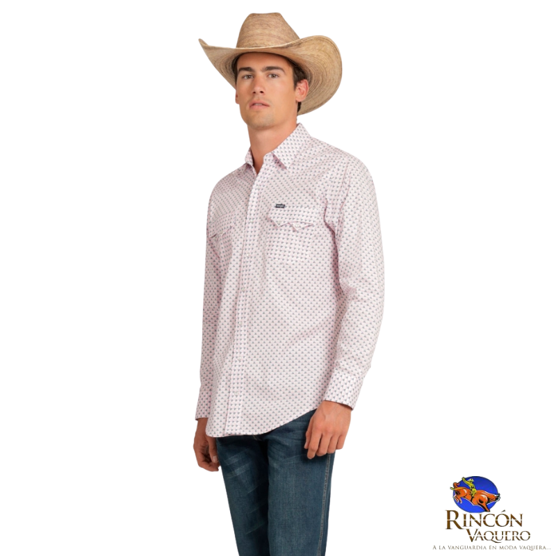 Camisa Vaquera Wrangler caballero Retro Slim Manga Larga 761