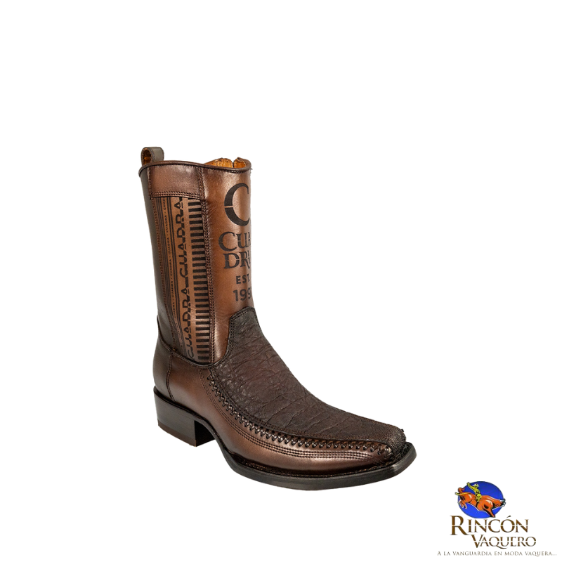 Bota casual en piel genuina de elefante para caballero