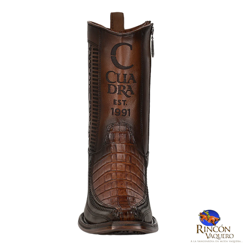 Bota casual en piel genuina de fuscus para caballero