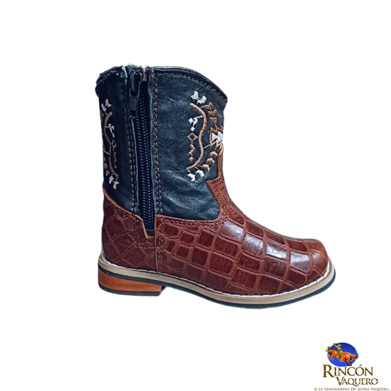Bota para niño con diseño de cocodrilo
