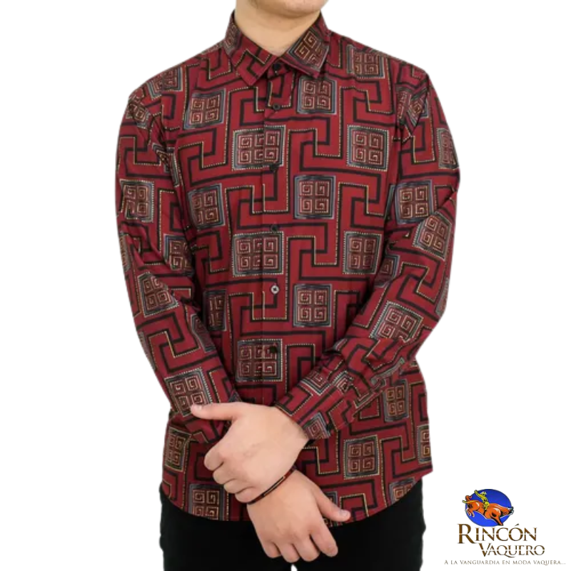 Camisa estampada Vassari para caballero