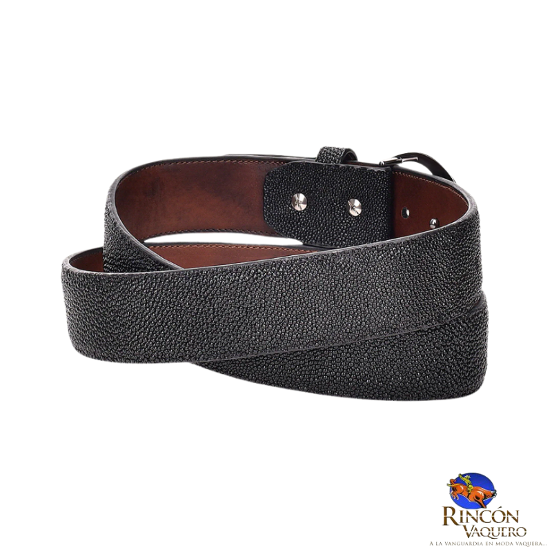 Cinto en piel genuina para caballero