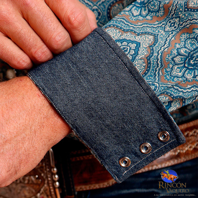 Camisa Stetson Western para caballero