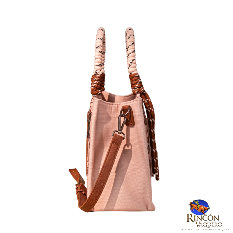 Bolsa Wrangler Cowboy Print Rosa