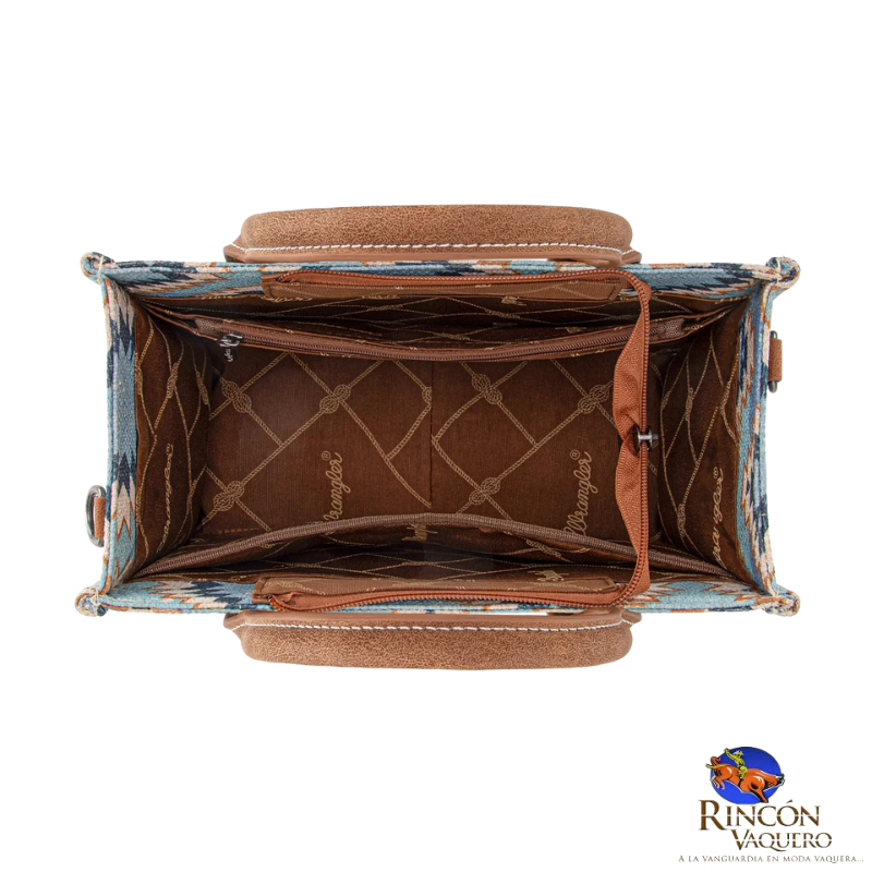 Bolsa Wrangler Azteca Deslavado Azul