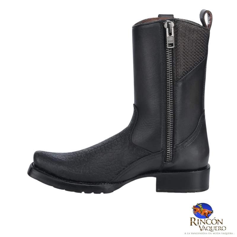 Bota casual en piel genuina de cuello de toro para caballero