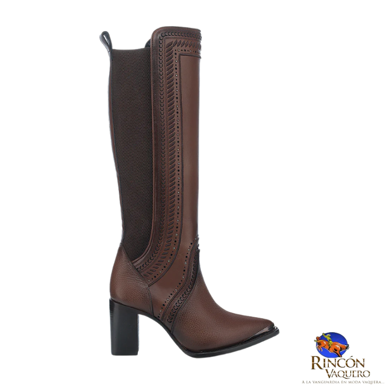 Bota casual en piel genuina para dama