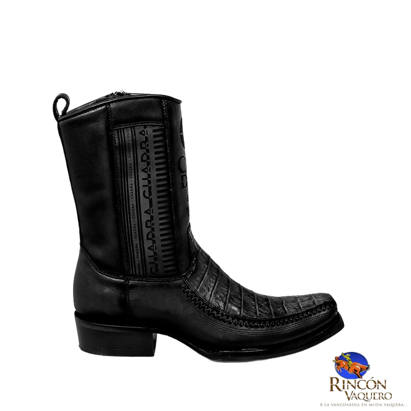 Bota casual en piel genuina de fuscus para caballero