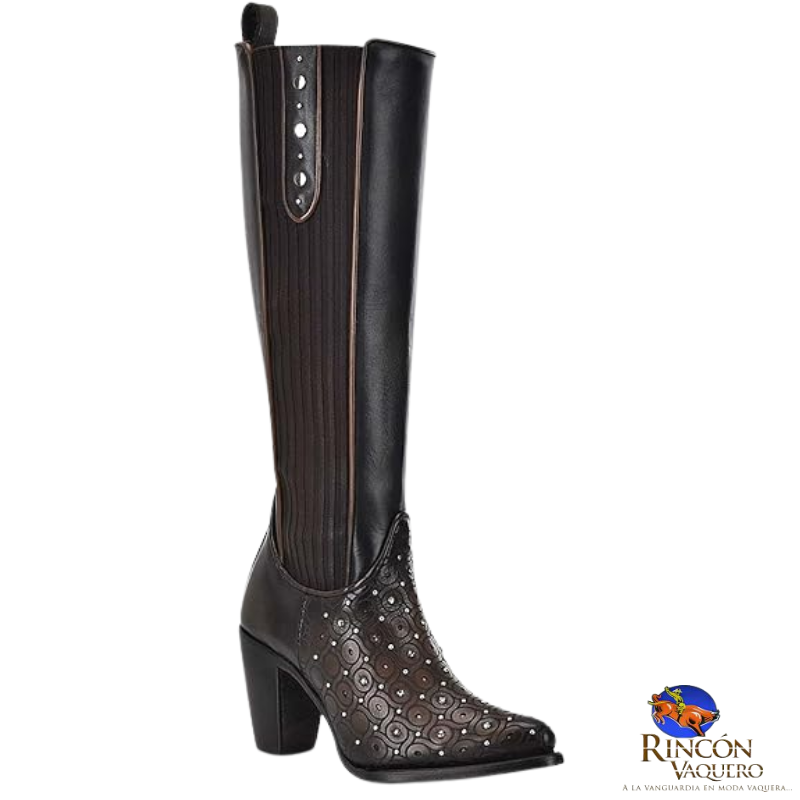 Bota casual en piel genuina para dama