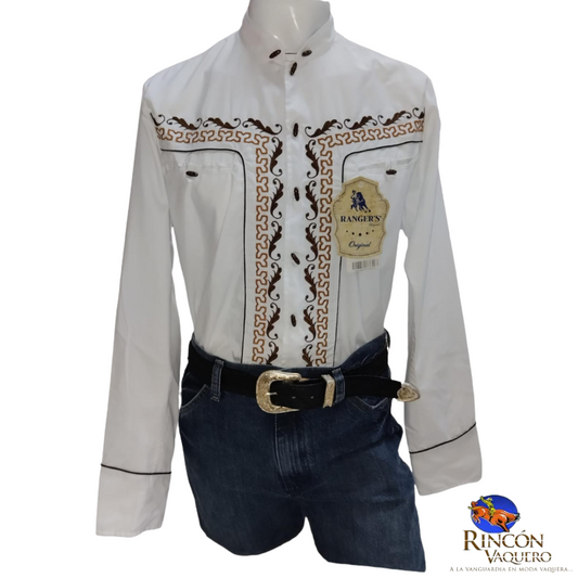 Camisa charra para caballero