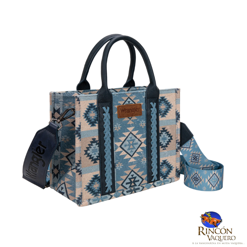 Bolsa Wrangler Retro Azteca Azul