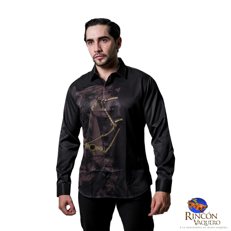 Camisa para caballero Rodeo Elegance BLACK