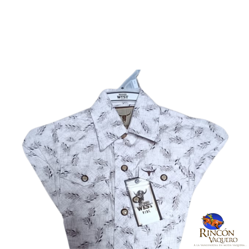 Camisa vaquera Rodeo West para niño