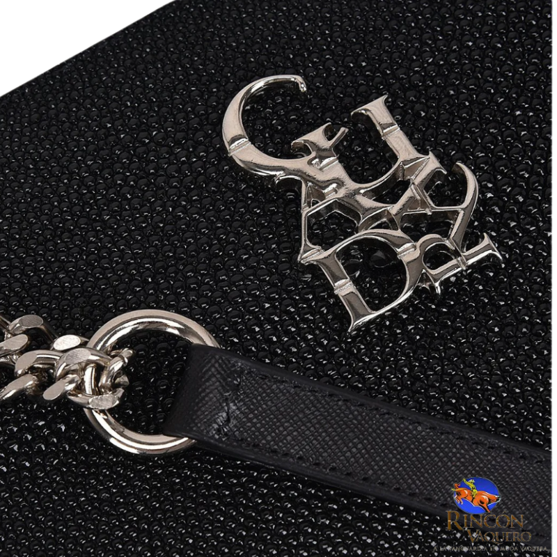 Cartera en piel genuina de mantarraya para dama