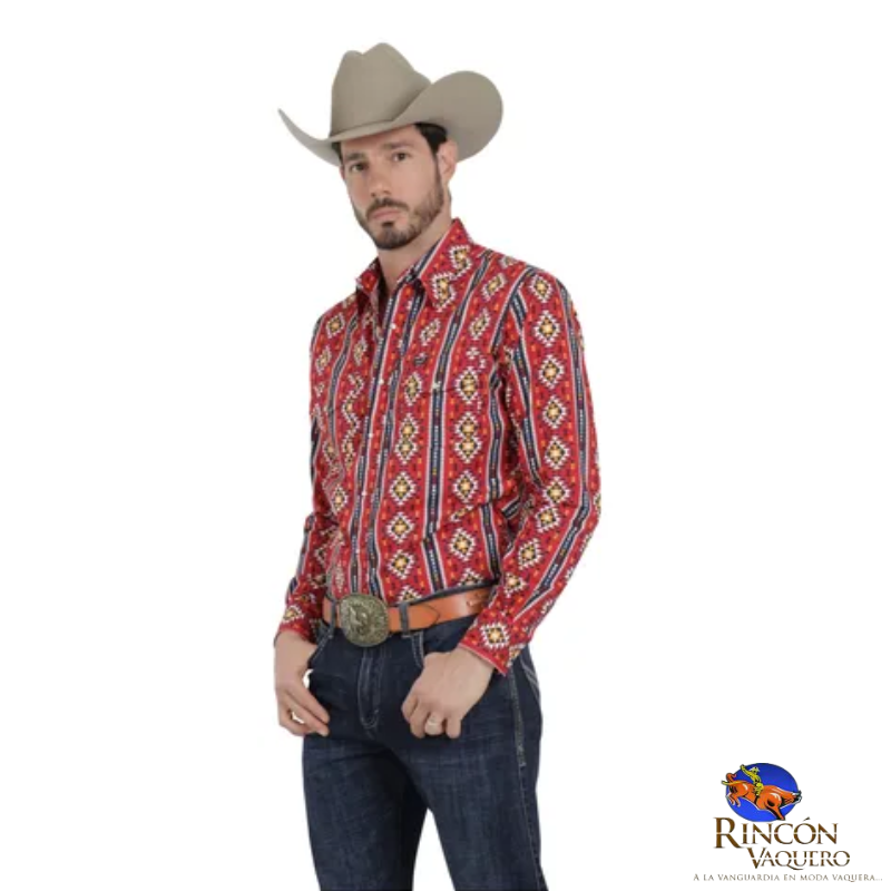 Camisa vaquera Wrangler caballero checotah 992