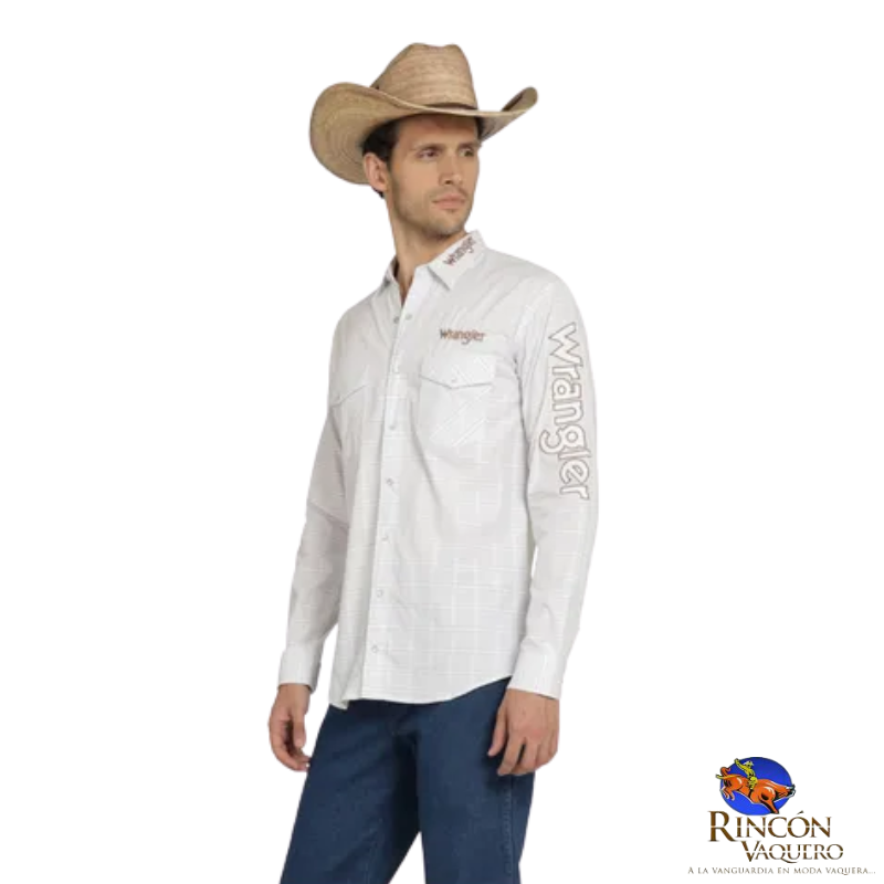 Camisa Vaquera Wrangler caballero 20 Extreme Slim Manga Larga 899