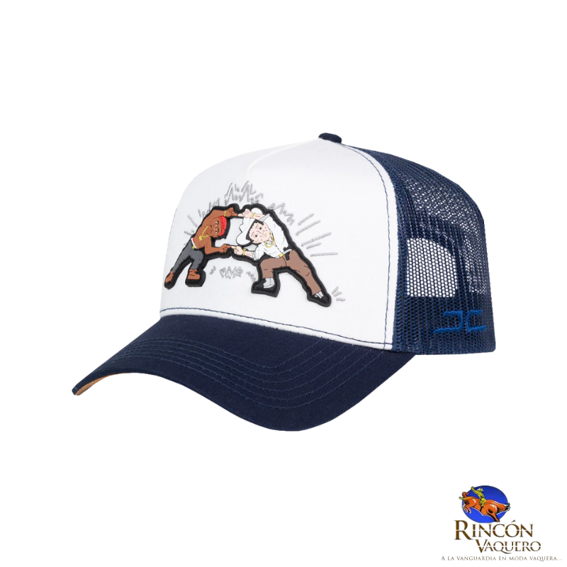 Gorra JC Hats Tumbado Life White Navy
