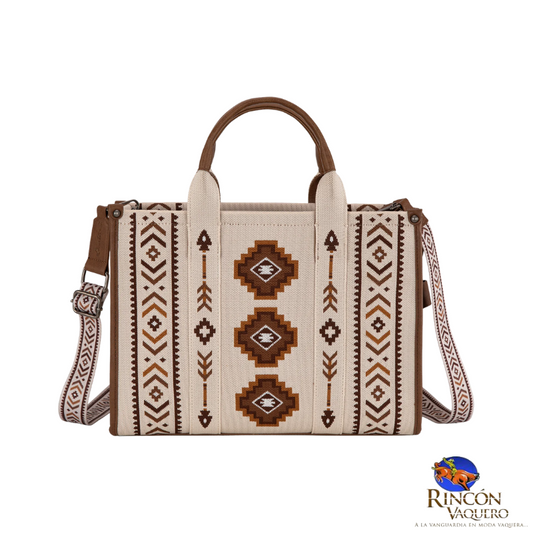 Bolsa Wrangler Retro Azteca Beige