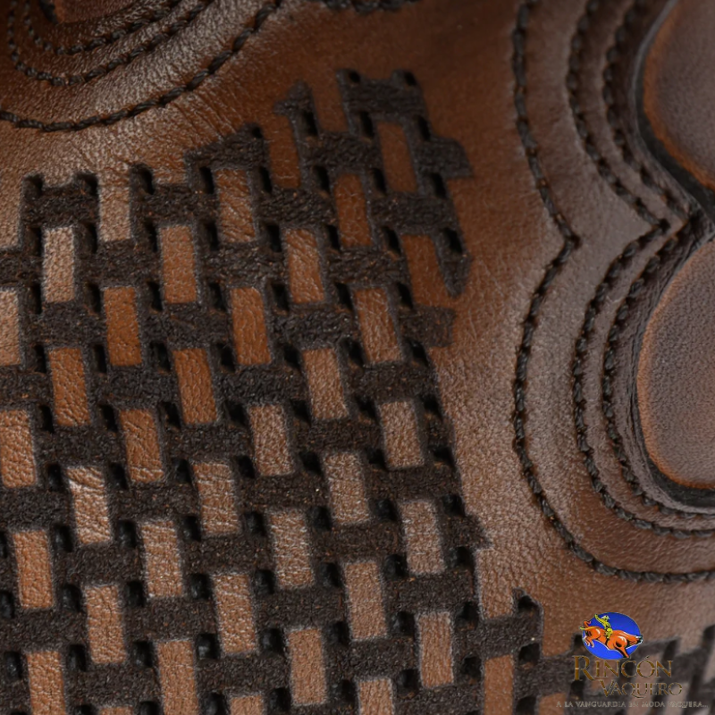 Bota casual en piel genuina para caballero