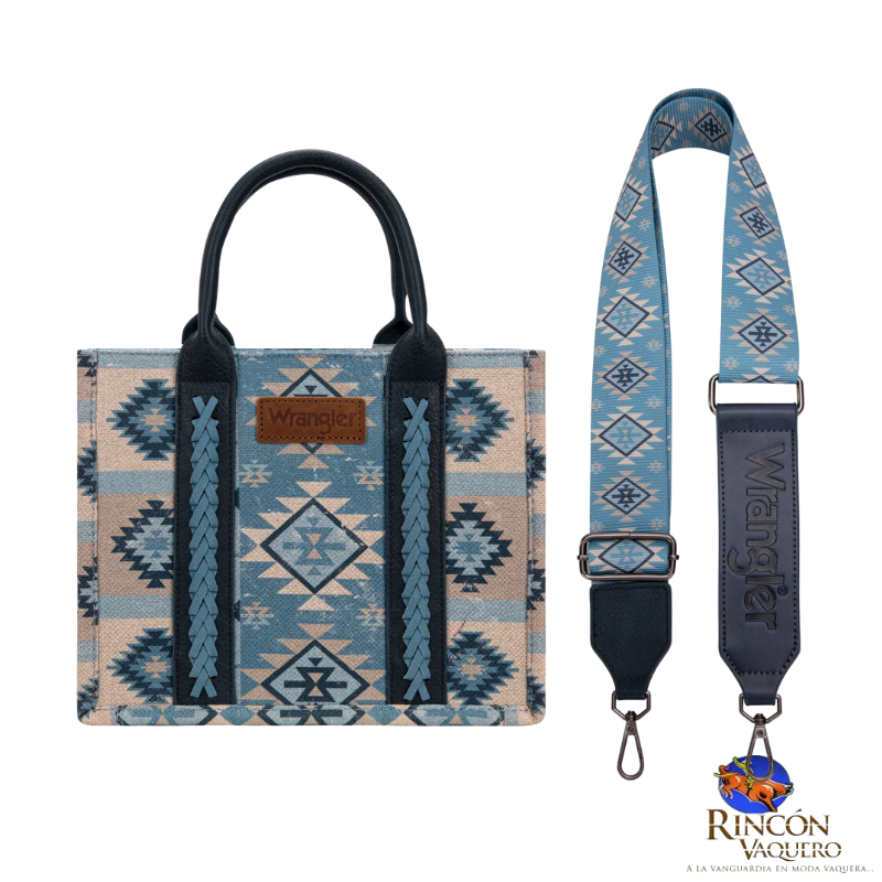 Bolsa Wrangler Retro Azteca Azul