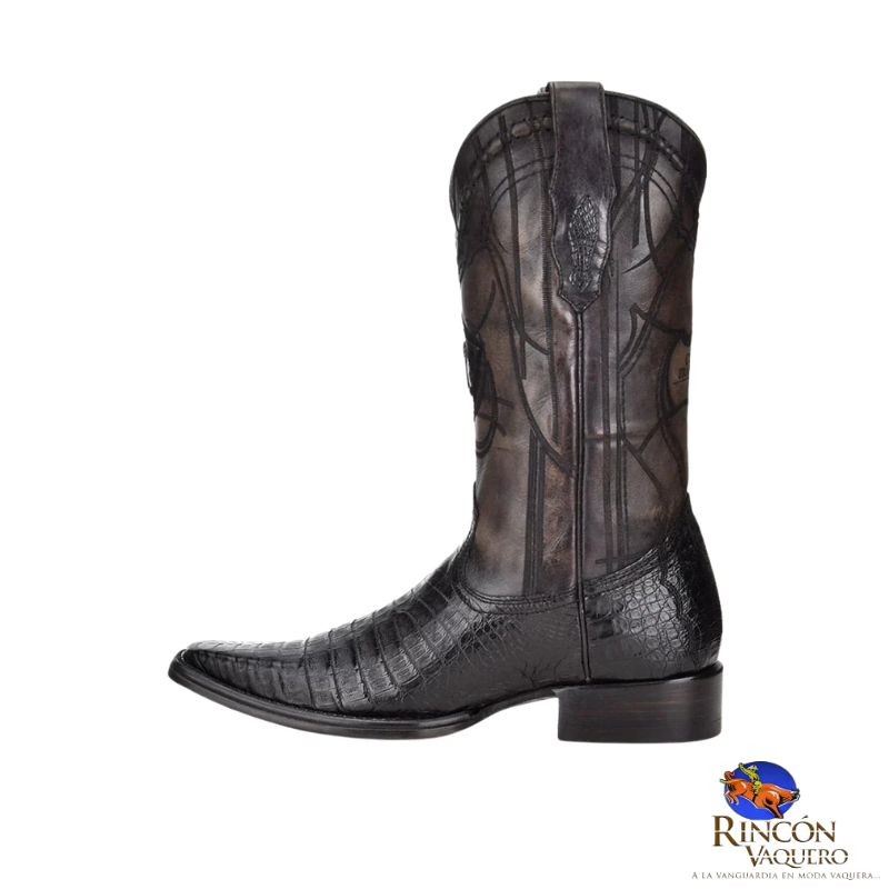 Bota tradicional en piel genuina de fuscus para caballero