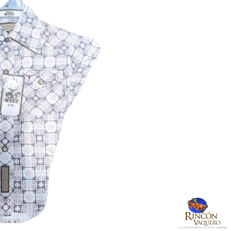 Camisa vaquera Rodeo West para niño