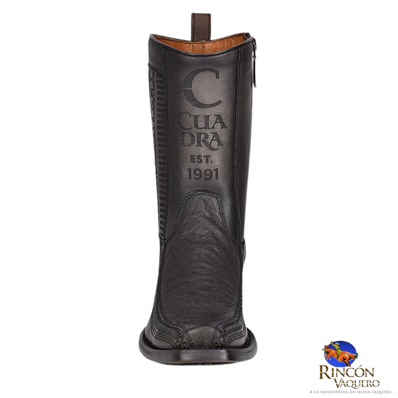 Bota casual en piel genuina de elefante para caballero