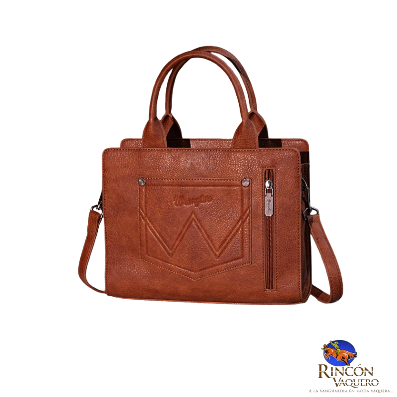 Bolsa Wrangler Bordado Jessie Café