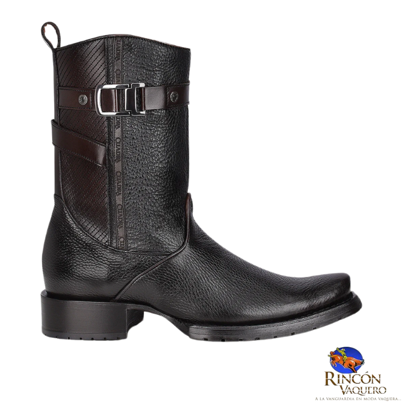 Bota urbana en piel genuina para caballero