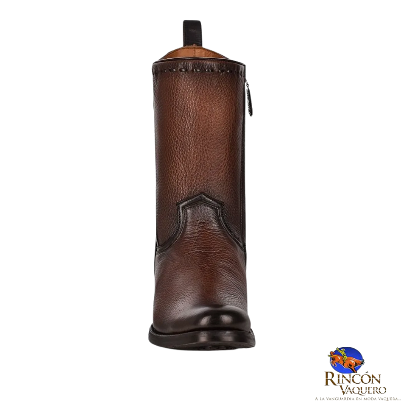 Bota de caballero en piel genuina de venado