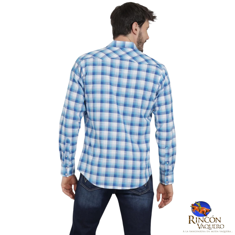 Camisa Vaquera Wrangler caballero Retro Slim Manga Larga 511