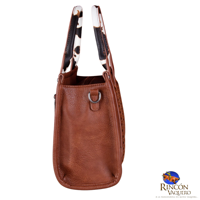 Bolsa Wrangler Huella de vaca café