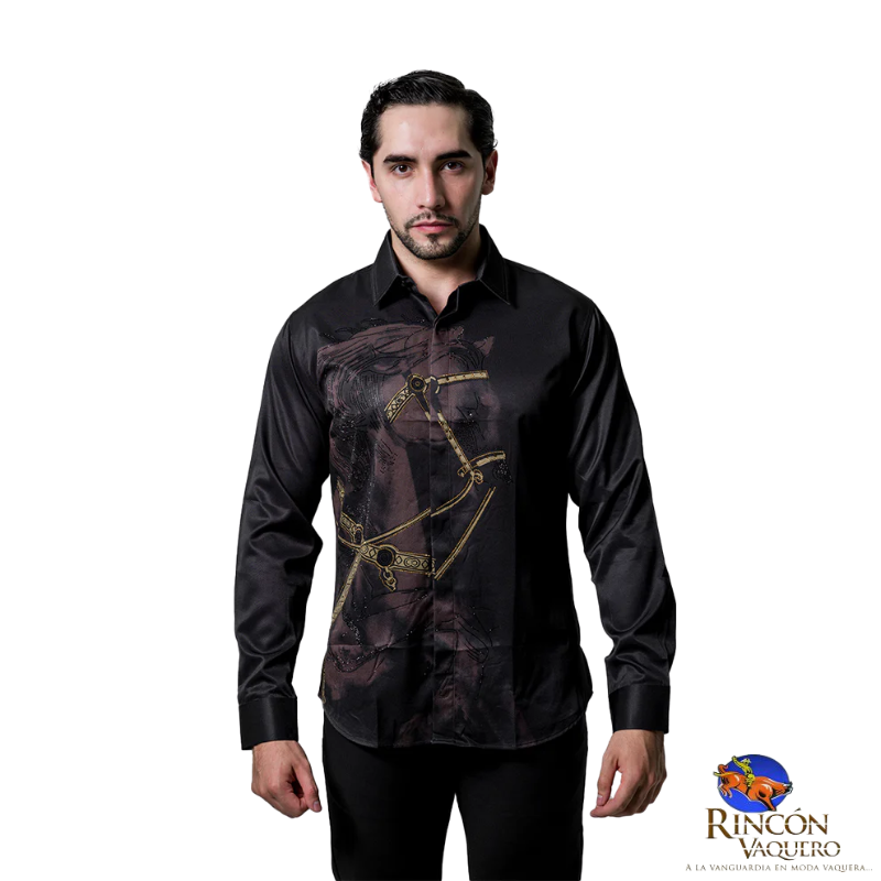 Camisa para caballero Rodeo Elegance BLACK