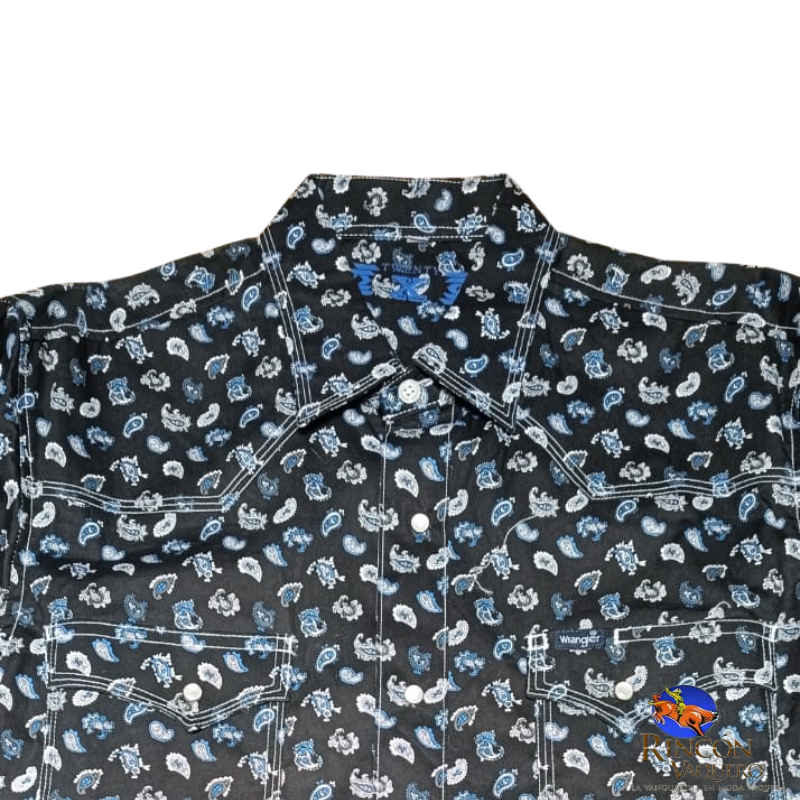 Camisa vaquera Wrangler caballero regular manga larga 673