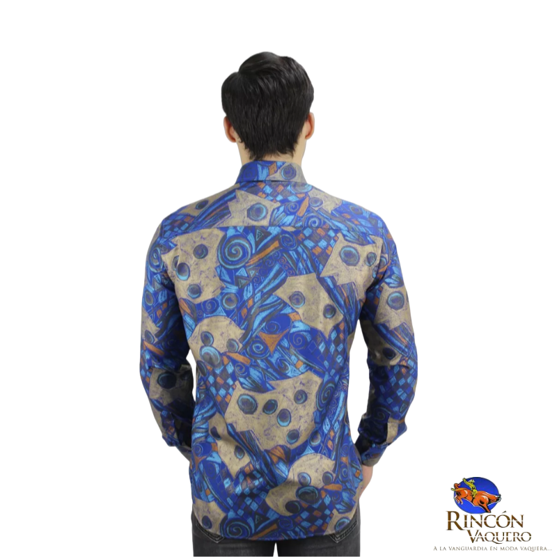 Camisa estampada Vassari para caballero