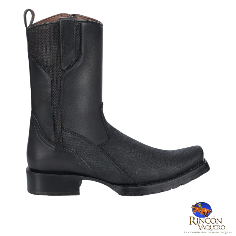 Bota casual en piel genuina de cuello de toro para caballero