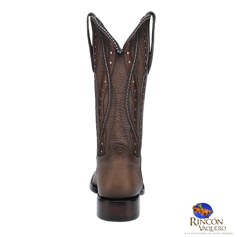 Bota para dama en piel genuina de Karunga Macchia